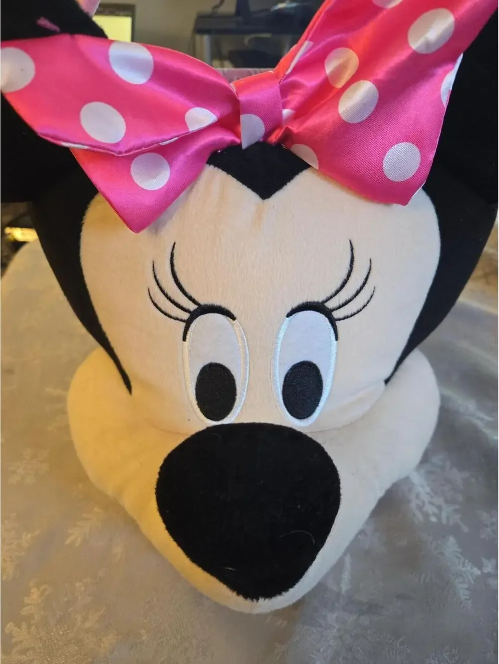 Disney Minnie Mouse Plush Easter Basket Bucket